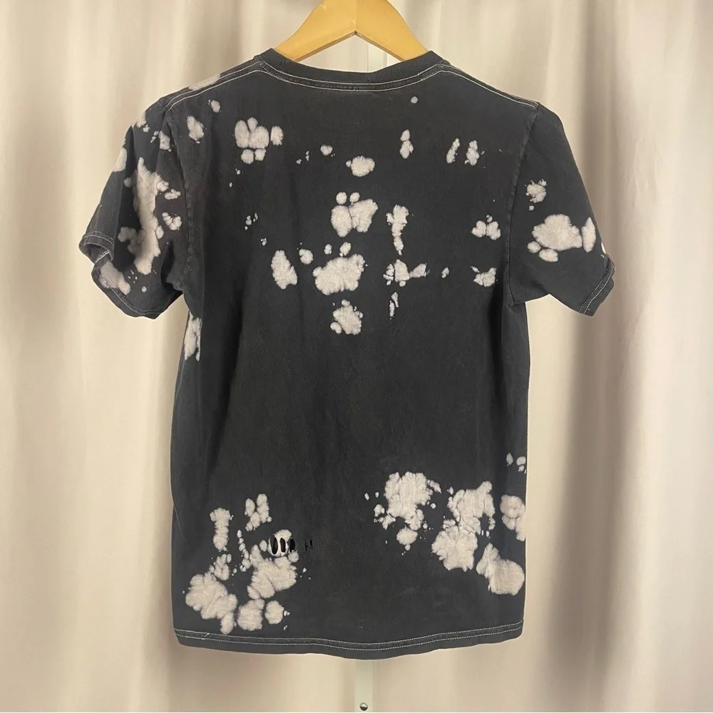 Philco's Poetic Justice Kids Size 10 12 Graphic Tee Bleach Dye Grunge Rap Philco
